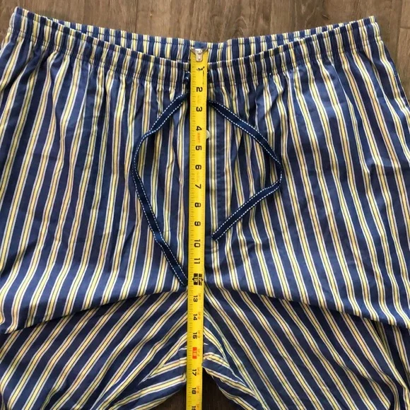 Worn once - STAFFORD 100% Cotton Men’s Sleep Pants / Pajama Bottoms - Picture 8 of 9
